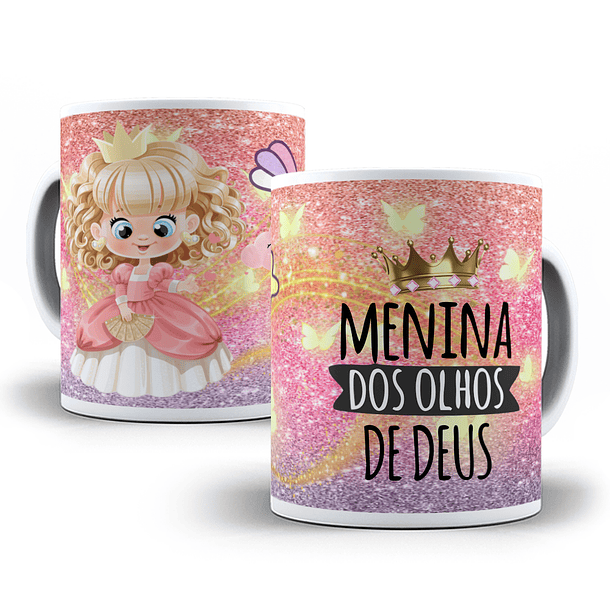 10 Artes para Caneca Princesas Frases Arquivo em Jpg 10