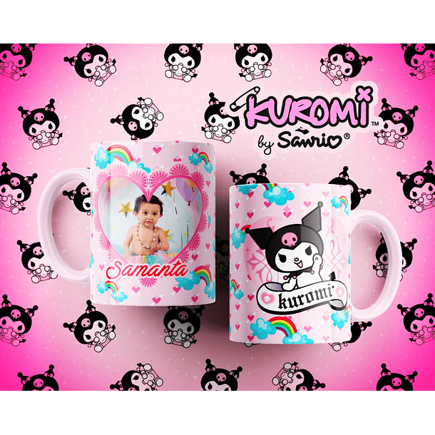 10 Artes para Caneca Kuromi Arquivo Editável  10