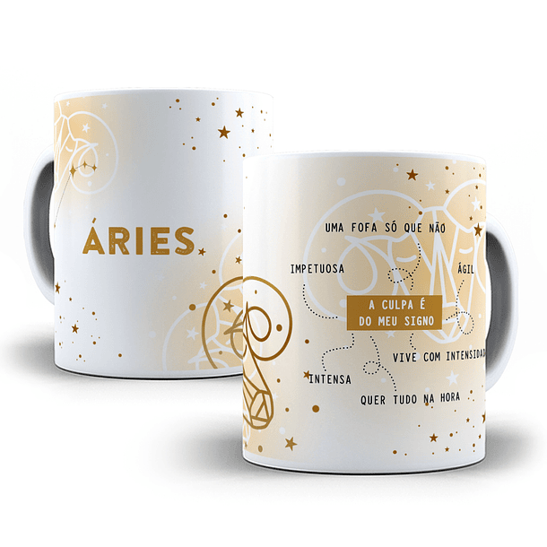 12 Artes para Caneca Signos Arquivo em Jpg  6