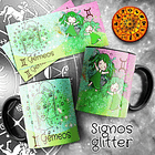 12 Artes para Caneca Signos Glitter Arquivo em Jpg  7