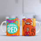 12 Artes para Caneca Turning Red Arquivo Editável  5