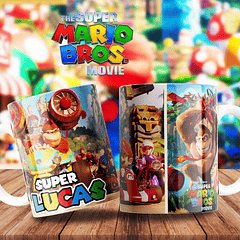 10 Artes para Caneca Super Mario Arquivo Editável 