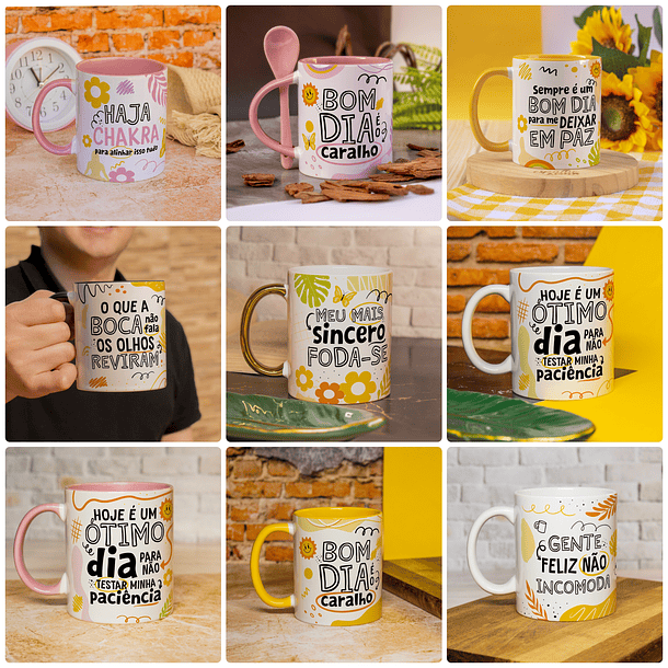 25 Artes para Caneca Frases Deboche Arquivo em Jpg 2