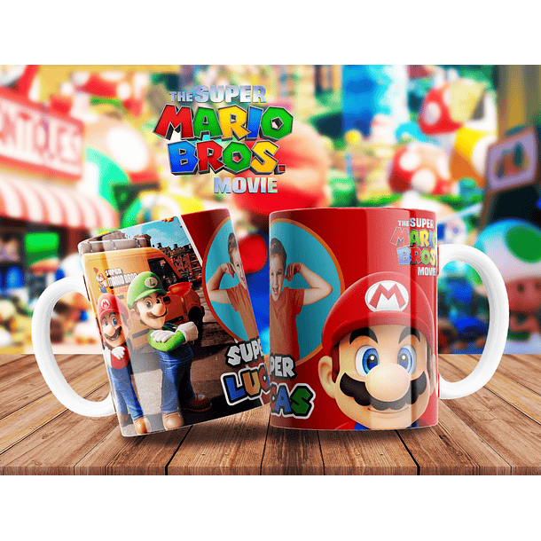 10 Artes para Caneca Super Mario Arquivo Editável  4