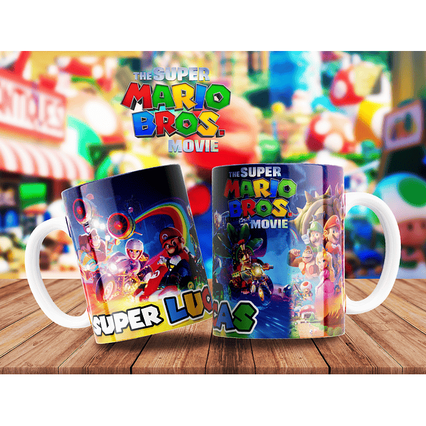 10 Artes para Caneca Super Mario Arquivo Editável  8