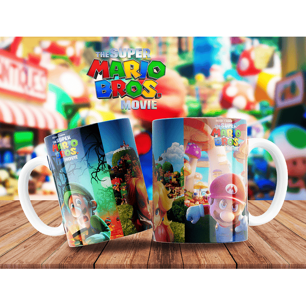 10 Artes para Caneca Super Mario Arquivo Editável  9