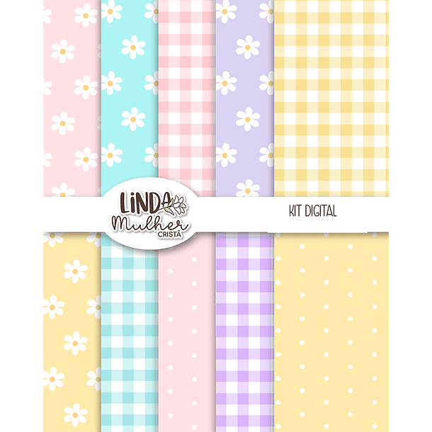 Kit Digital Linda Mulher Cristã Arquivos em Png  4