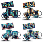 40 Artes para Canecas e Azulejo Gatinhos Arquivo em Jpg 2