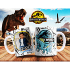 7 Artes para Caneca Jurassic Park Arquivo Editável 6