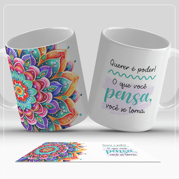 8 Artes para Caneca Mandala Arquivo em Jpg 7