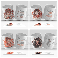 12 Artes para Caneca Good Vibes Arquivo em Jpg 