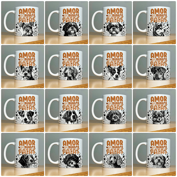 110 Artes para Canecas Pets Vol.1  Arquivo em Jpg  3