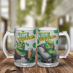 8 Artes para Copo Chopp Personagens Arquivo Editável 