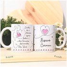 15 Artes para Canecas Gestação Revelação Gravidez em Linhas Arquivo Png 2