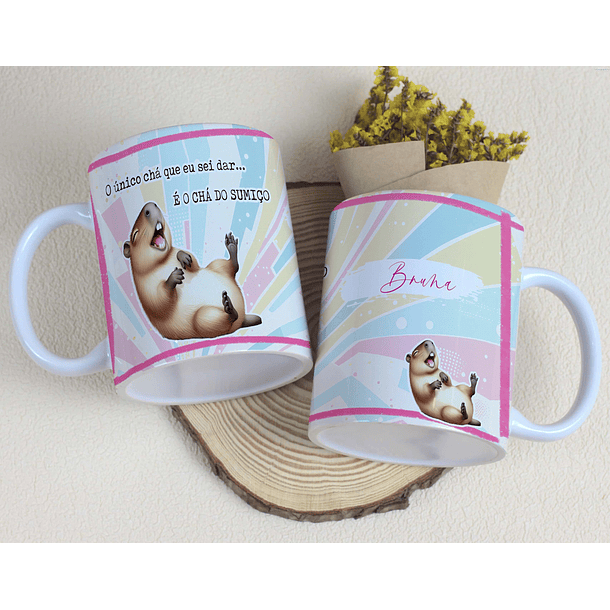 15 Artes para Canecas Capivara Fofa Arquivo Editável  9
