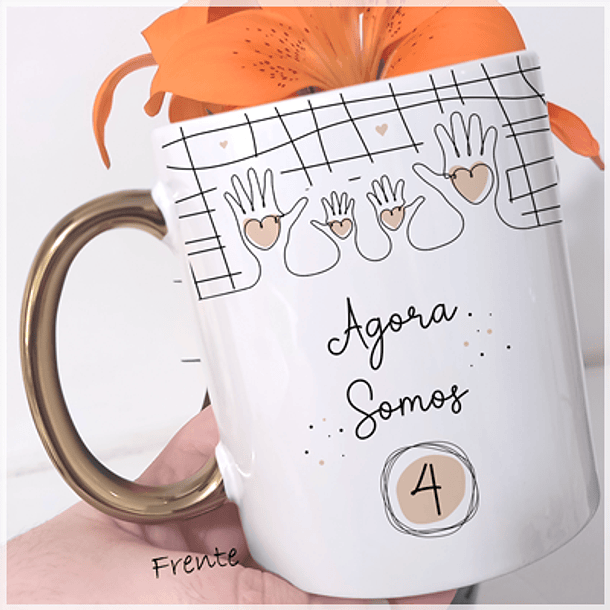 15 Artes para Canecas Gestação Revelação Gravidez em Linhas Arquivo Png 8