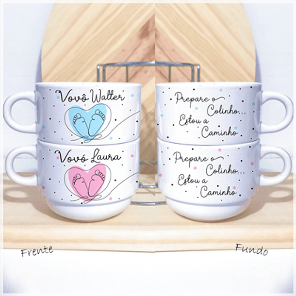 15 Artes para Canecas Gestação Revelação Gravidez em Linhas Arquivo Png 16