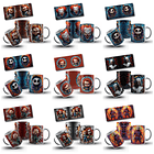 50 Artes para Caneca Filme Terror 3d Arquivo em Png 5