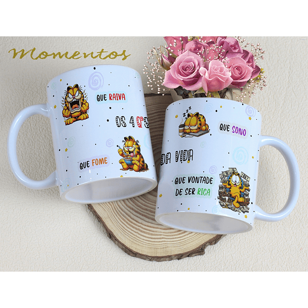 5 Artes para Caneca Personagens Momentos Arquivo Editável 3