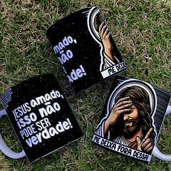 9 Artes para Caneca Jesus Sincero Arquivo Editável