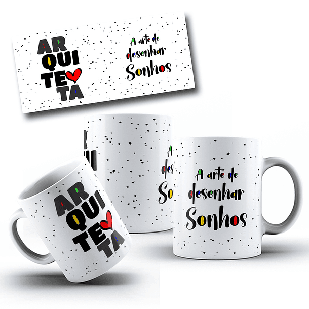 10 Artes para Caneca Profissões Arquivo Editável 1