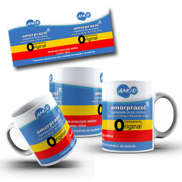 10 Artes para Caneca Remédios Bula Arquivo Editável 10