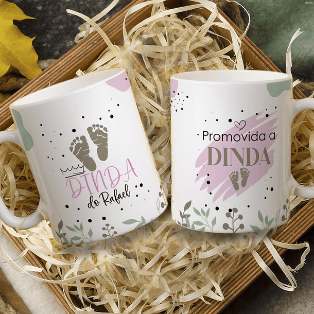 13 Artes para Caneca Convite Dindos Arquivo em Jpg 5