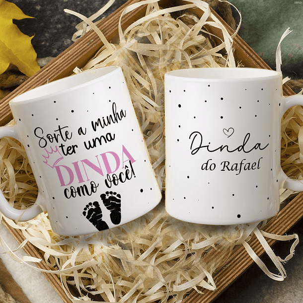 13 Artes para Caneca Convite Dindos Arquivo em Jpg 7