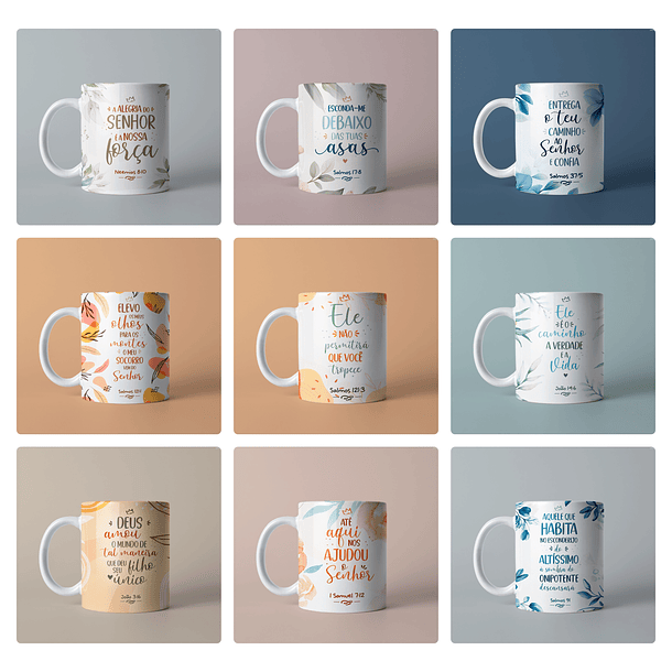 27 Artes para Caneca Versiculos Biblicos Jesus Frases Arquivo em Jpg 3
