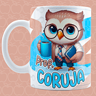 12 Artes para Canecas Dia dos Professores Coruja Arquivo em Jpg 3