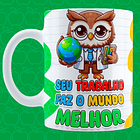 12 Artes para Canecas Dia dos Professores Coruja Arquivo em Jpg 5