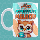 12 Artes para Canecas Dia dos Professores Coruja Arquivo em Jpg 7