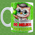 12 Artes para Canecas Dia dos Professores Coruja Arquivo em Jpg 8