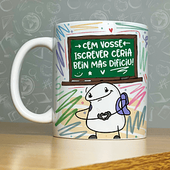 Arte Caneca Cêm Vosse Inscrever Ceria Bein Mas Dificiu! Arquivo Png