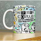 Arte Caneca Professora Coruja Além de Conhecimento Muito Amor Envolvido Arquivo Png 2