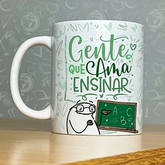 Arte Caneca Gente Que Ama Ensinar Arquivo Png