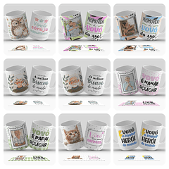 15 Artes Caneca Dia dos Avós Arquivo em Png