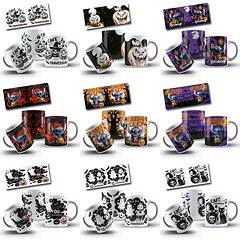 26 Artes Caneca Mais Kit Digital Halloween Arquivo em Jpg