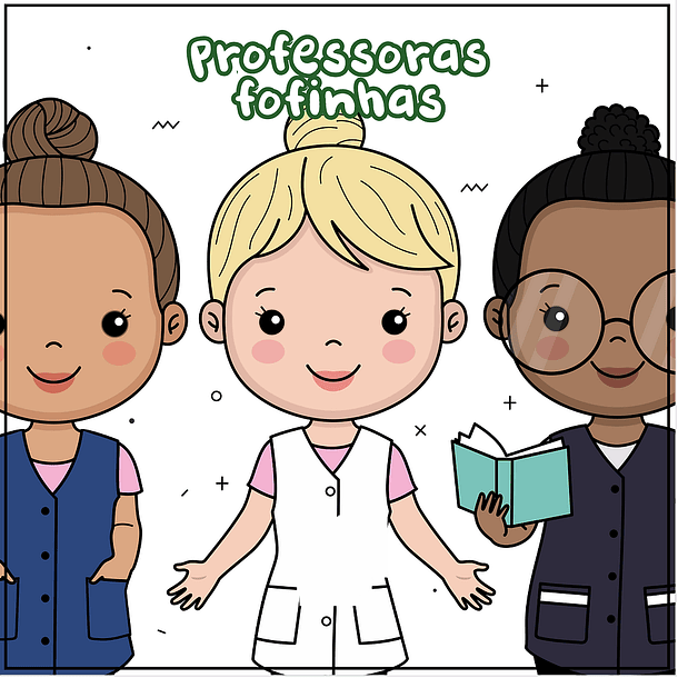 Kit Digital Dia dos Professores Mascotinhos para Montagem Completo Arquivos em Png 4