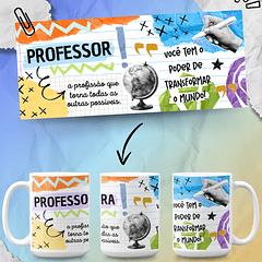 Arte Caneca Professor A Profissão Que Torna Todas As Outras Possíveis Arquivo Png