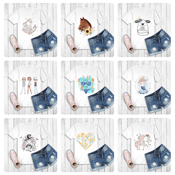 82 Artes Camisa Meninas Mulher Arquivo em Png 1