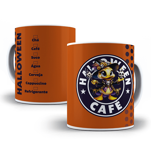 10 Artes para Caneca Halloween Starbucks Arquivo em Jpg  6