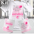 22 Artes para Canecas e Camisa Outubro Rosa Arquivo Editável 5