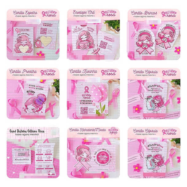 Arquivo de Corte Outubro Rosa em Pdf 2