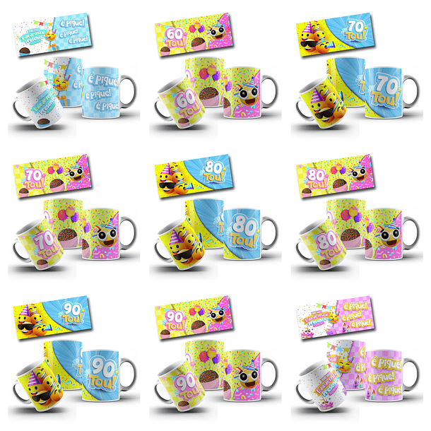 Arquivo de Corte mais Kit Aniversário em Png 7