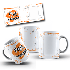 3 Artes para Caneca Dia das Crianças Arquivo em Jpg 