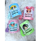 4 Artes para Caneca e Torre de Xícara Meninas Super Poderosas Personalidades Glitter Arquivo em Jpg   1