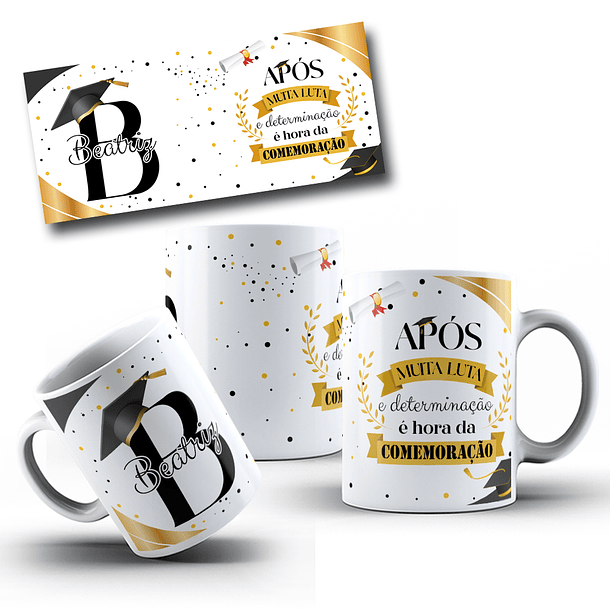 26 Artes para Caneca Alfabeto Formatura Arquivo em Jpg  2