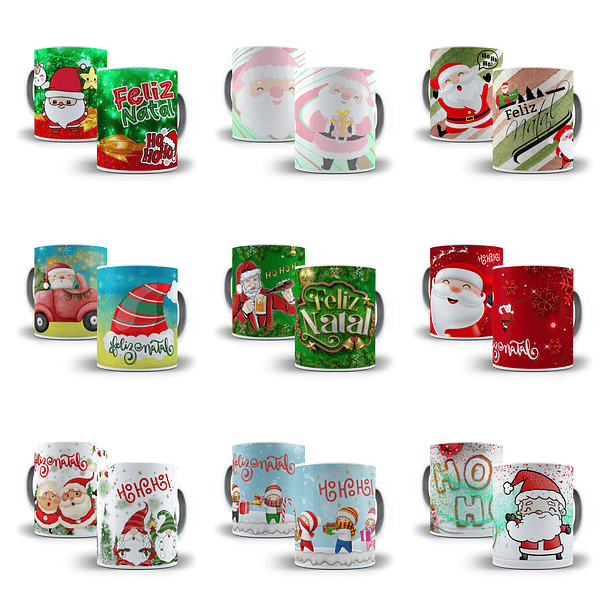 32 Artes para Caneca Natal Arquivo em Jpg   1