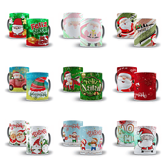 32 Artes para Caneca Natal Arquivo em Jpg  